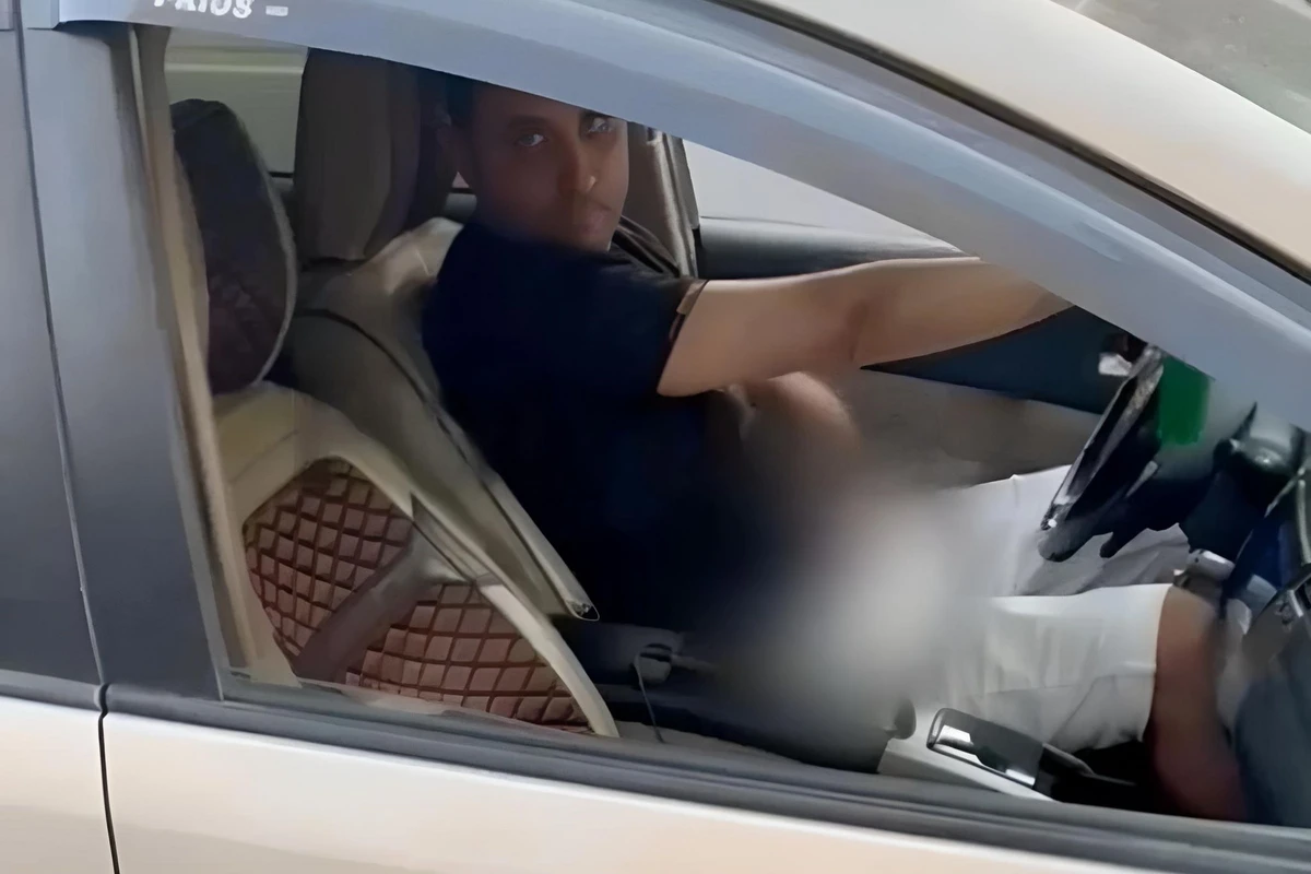 Taksi gözləyən qadına qarşı Prius sürücüsündən əxlaqsız HƏRƏKƏTLƏR