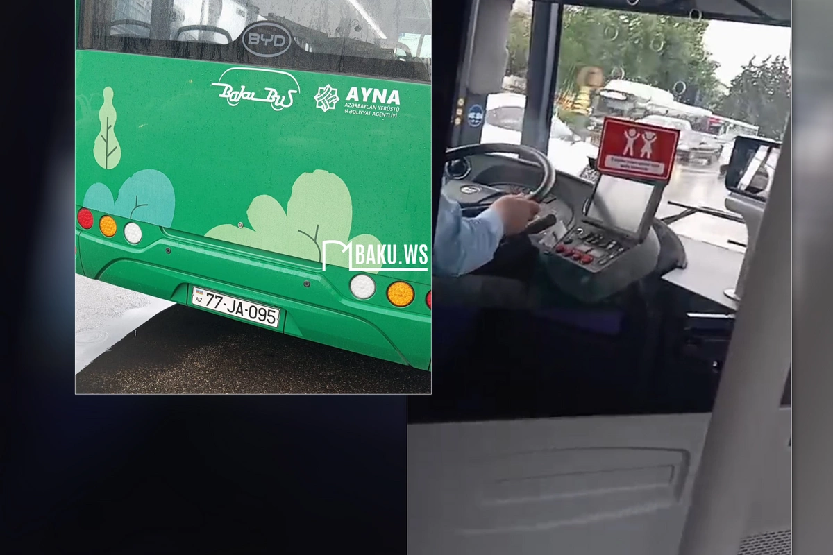 Uşağını çıxarma çölə - Avtobus sürücüsündən uşaqlı sərnişinə qarşı kobud rəftar