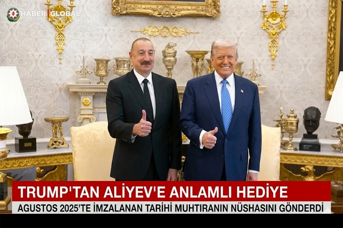Haber Global: A significant gift from the US President to his Azerbaijani counterpart