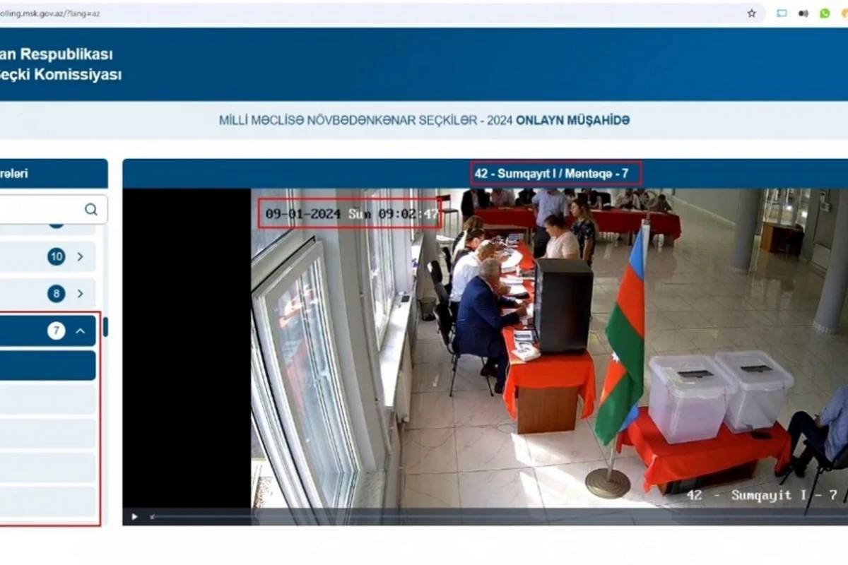 Sumqayıtda müşahidə kameralarının işləməməsi haqda məlumat yalandır
