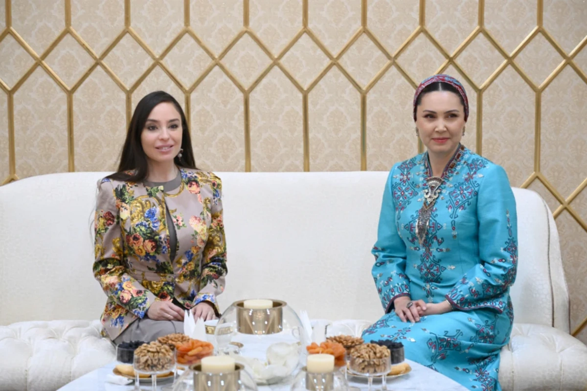 Leila Aliyeva arrived on a visit to Turkmenistan