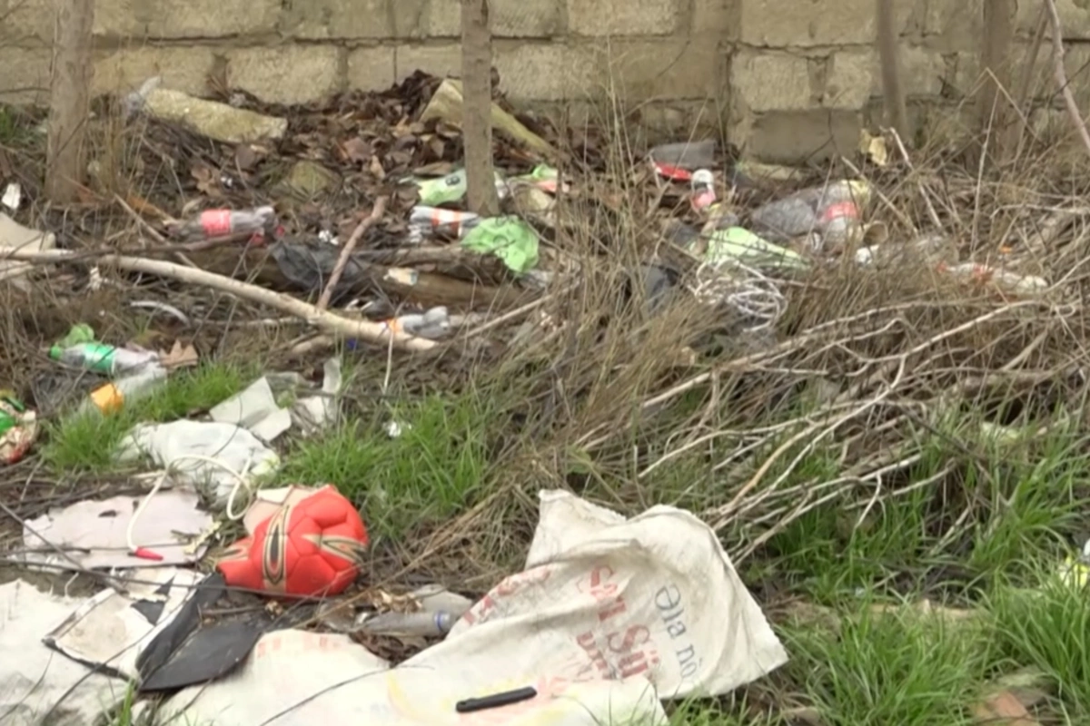 İstirahət parkı baxımsız vəziyyətdə: Zibilin iyindən evdə yata bilmirik