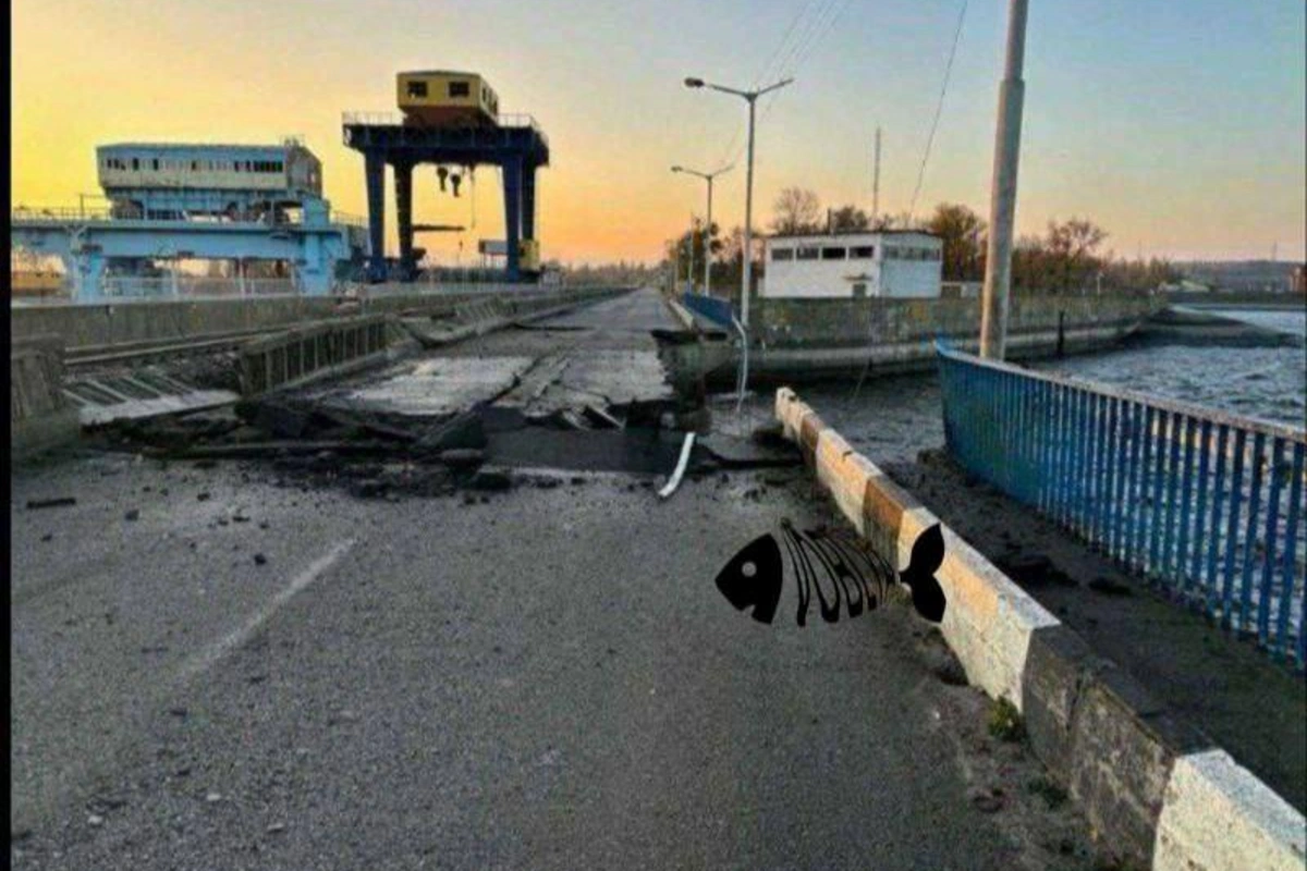 Rusiya ordusu Ukraynanın su elektrik stansiyasını vurub - ANBAAN GÖRÜNTÜ Rusiya ordusu Ukraynanın su elektrik stansiyasını vurub - ANBAAN GÖRÜNTÜ