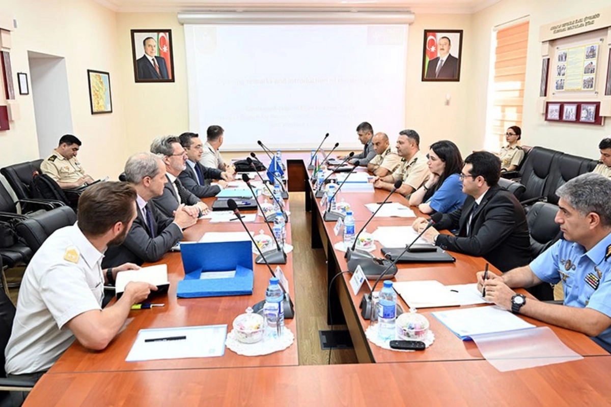 A meeting was held between representatives of the Ministry of Defense of Azerbaijan and a NATO delegation A meeting was held between representatives of the Ministry of Defense of Azerbaijan and a NATO delegation