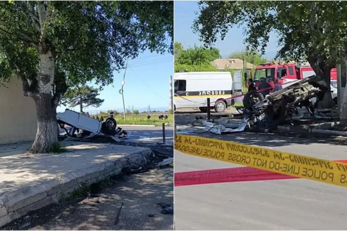 A terrible road accident in Georgia: 7 Azerbaijanis killed