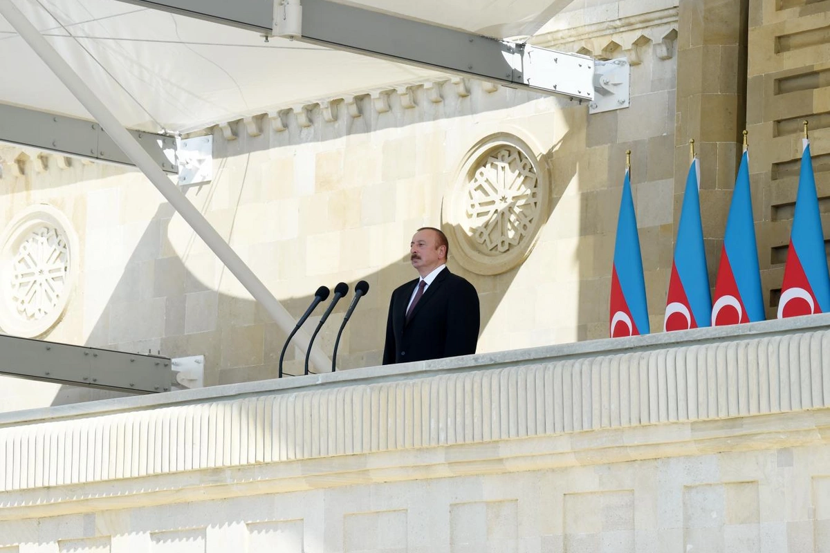 Azərbaycan Prezidenti: Bu gün hərbi paradda Türkiyə hərbçilərinin iştirakı bizim birliyimizin növbəti təzahürüdür