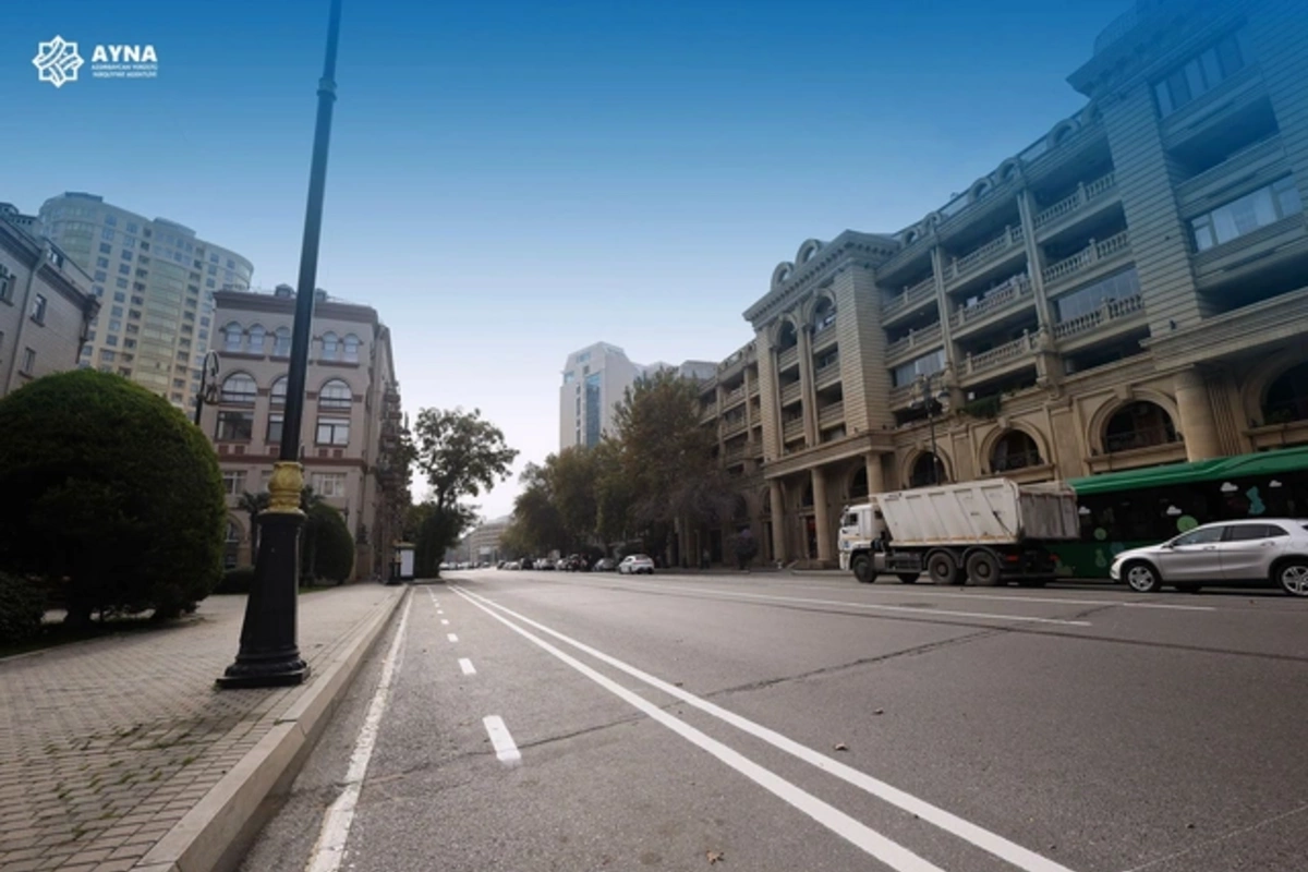 Bakının bu prospektində mikromobillik zolağı yaradılır