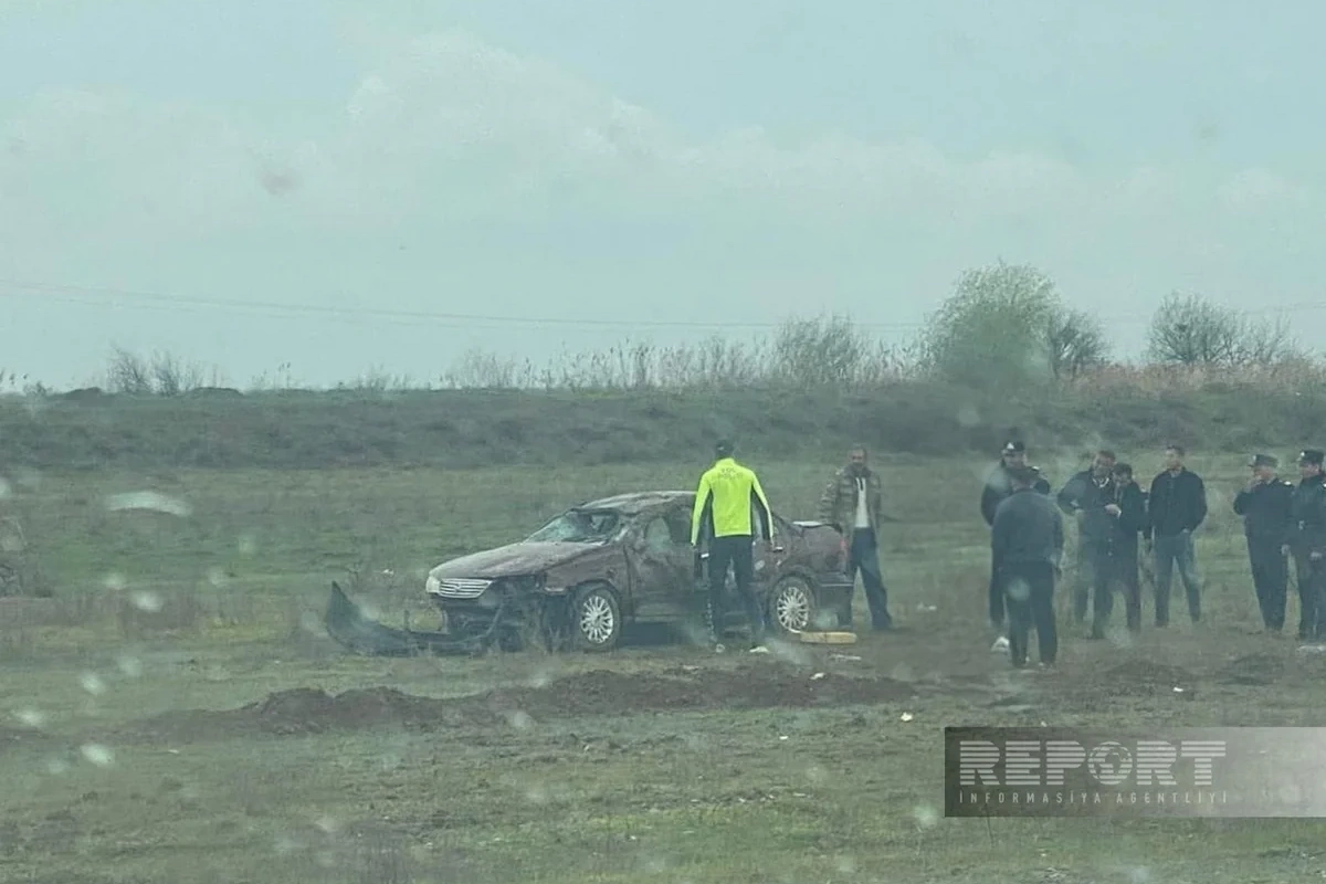 Biləsuvarda yol qəzasında 4 nəfər xəsarət alıb