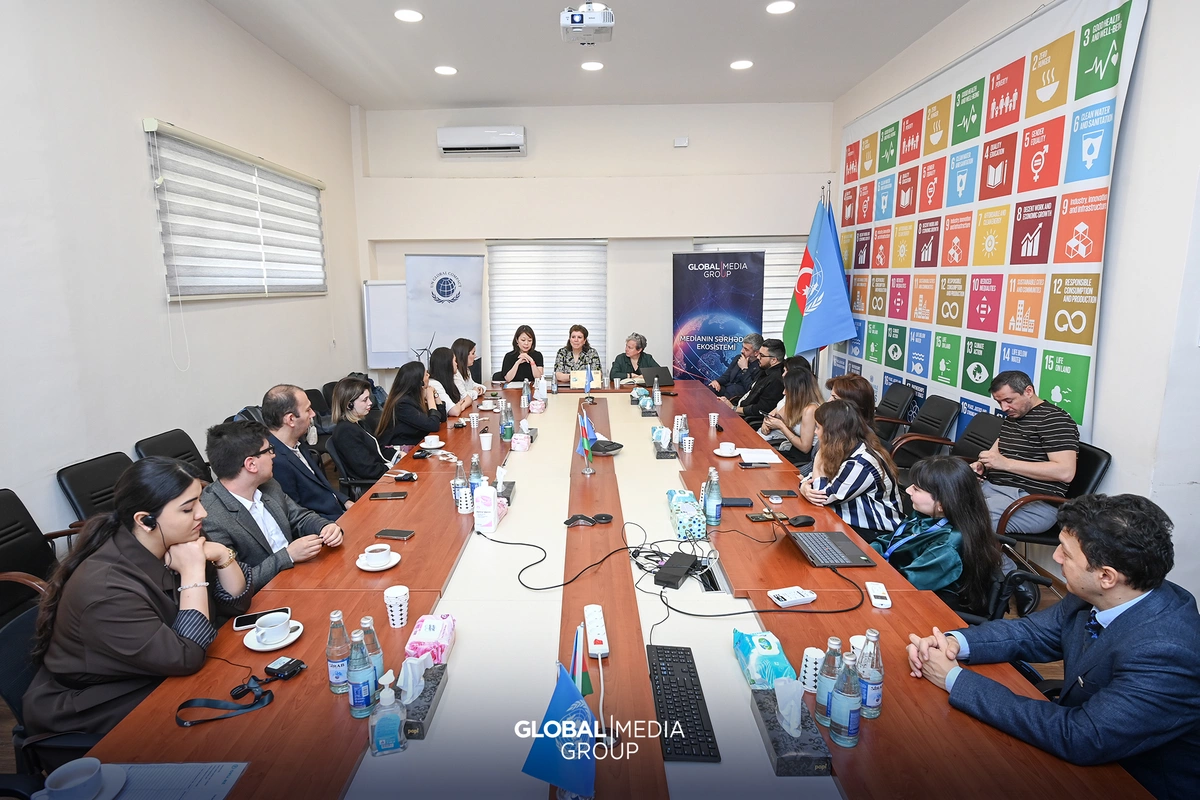 Global Media Group BMT-nin Qlobal Sazişi ilə birgə Dayanıqlı yaşayış mühitinin dili mövzusunda media sessiyası təşkil edib
