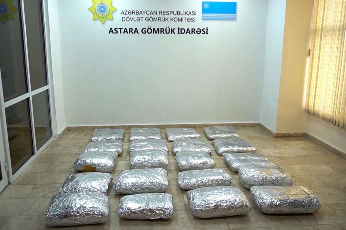 Çay yükünün içərisində 100 kiloqramdan artıq narkotik vasitə aşkar edilib