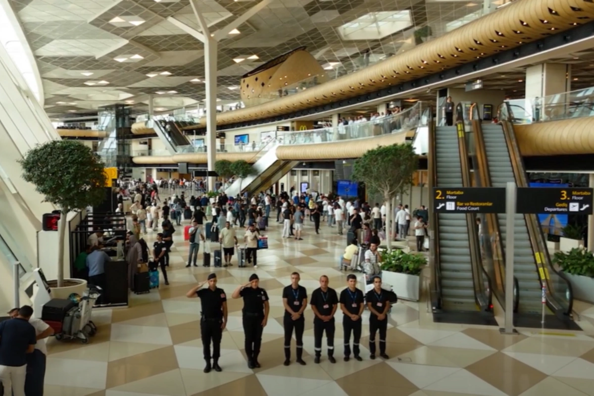 Hökumə Əliyevanın doğum günü ilə əlaqədar Bakı aeroportunda bir dəqiqəlik sükut elan olunub