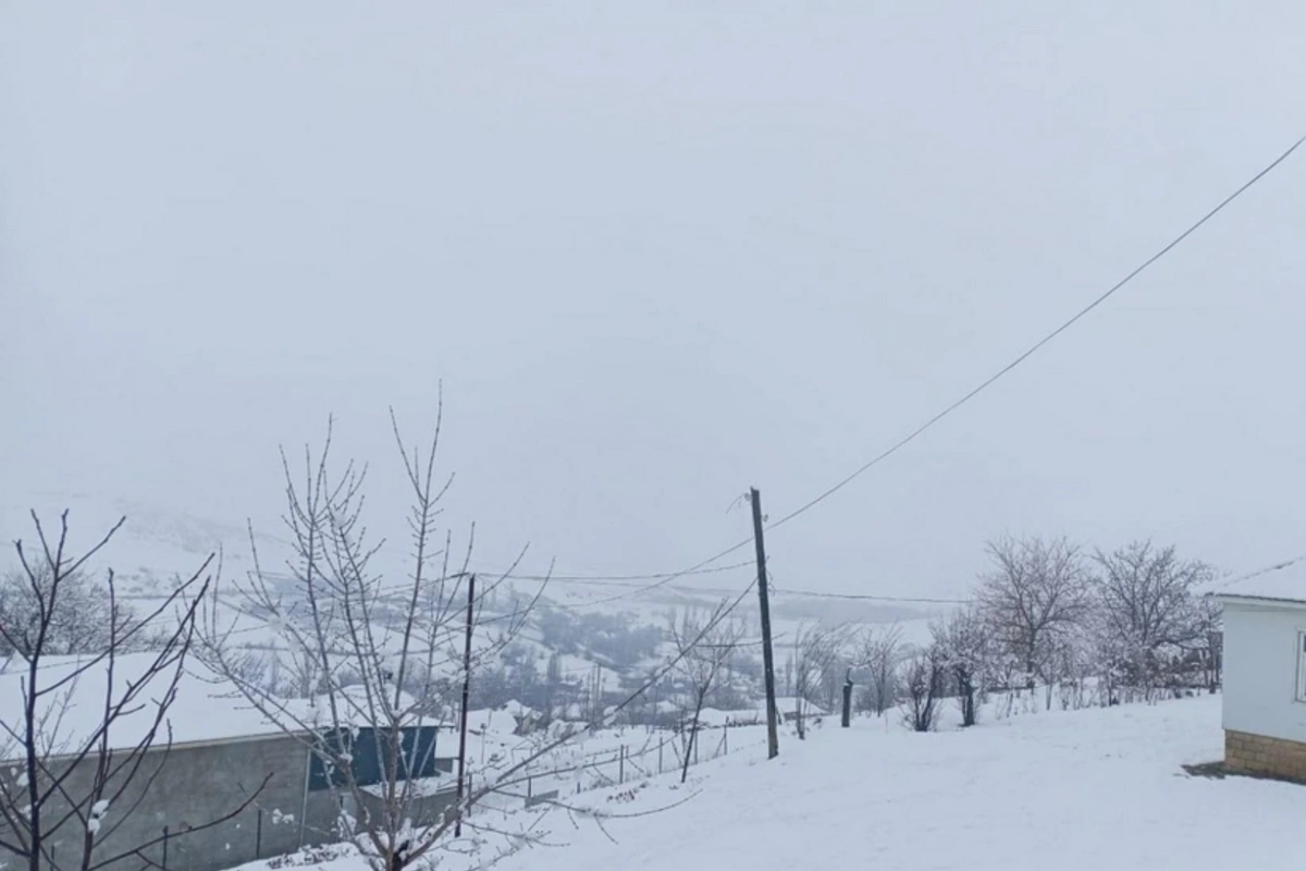 Güclü qar səbəbindən Cəlilabadın 50-dən çox kəndi işıqsız qalıb