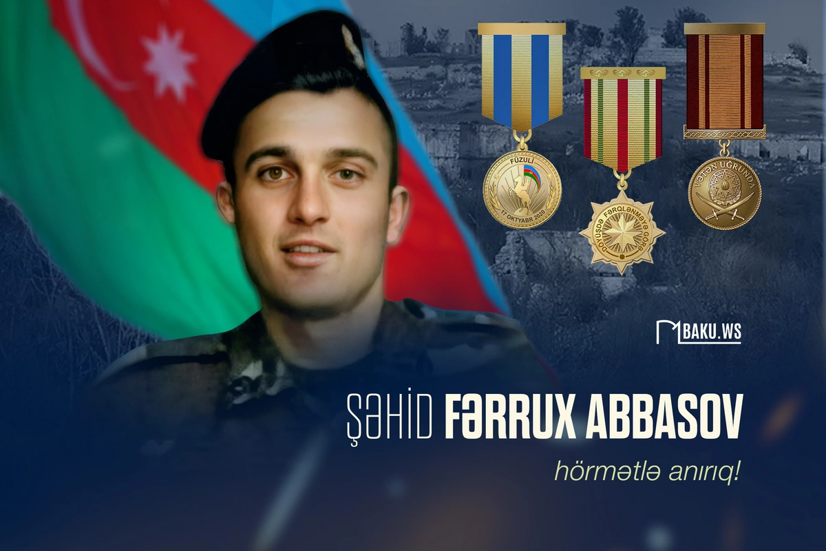 Bu gün Fərrux Abbasovun şəhid olduğu gündür Bu gün Fərrux Abbasovun şəhid olduğu gündür