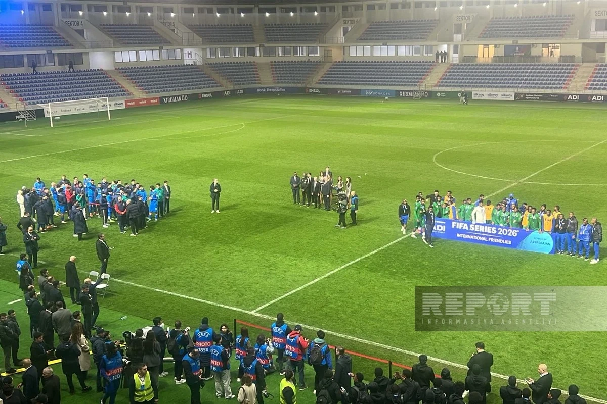 Futbol üzrə Azərbaycan millisi mükafatlandırılıb