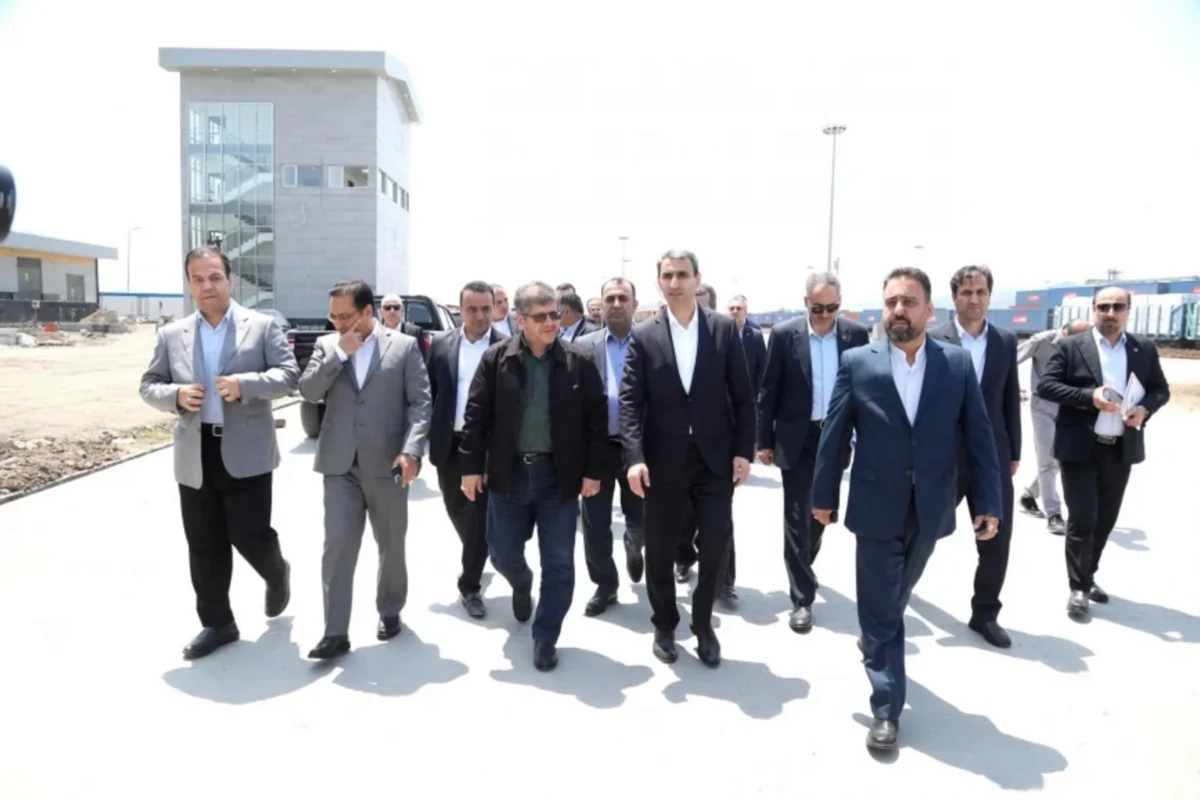 Azərbaycan və İranın dəmir yolu rəsmiləri Astara Terminalındakı tikinti işi ilə tanış olub