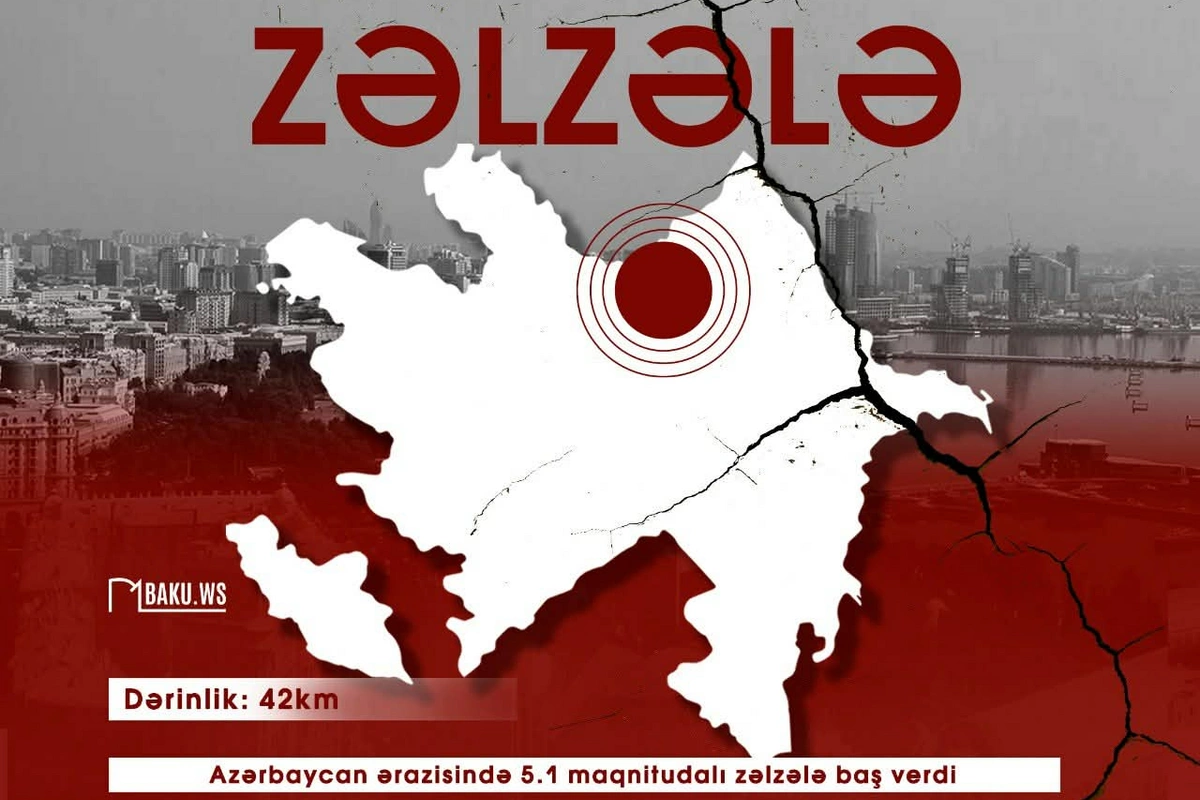 Azərbaycanda baş verən zəlzələ ilə bağlı RƏSMİ MƏLUMAT