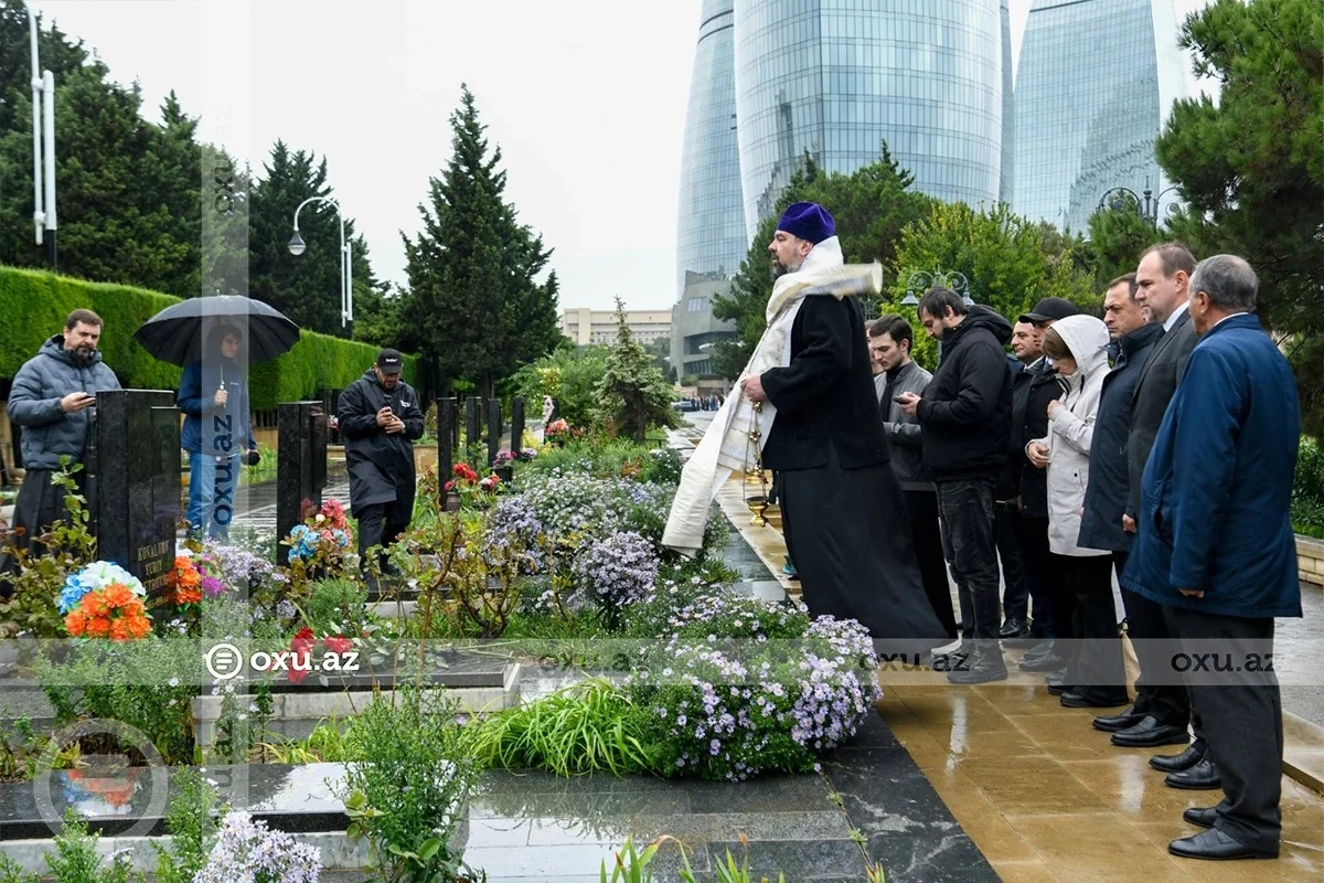 Milli Qəhrəman Yuri Kovalyovun məzarı ziyarət edildi