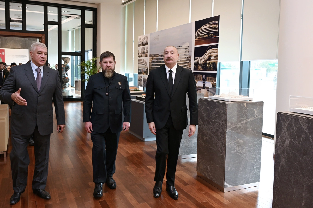 Prezident İlham Əliyev və Rusiyanın Çeçenistan Respublikasının başçısı Bakı Ağ Şəhərdə olublar