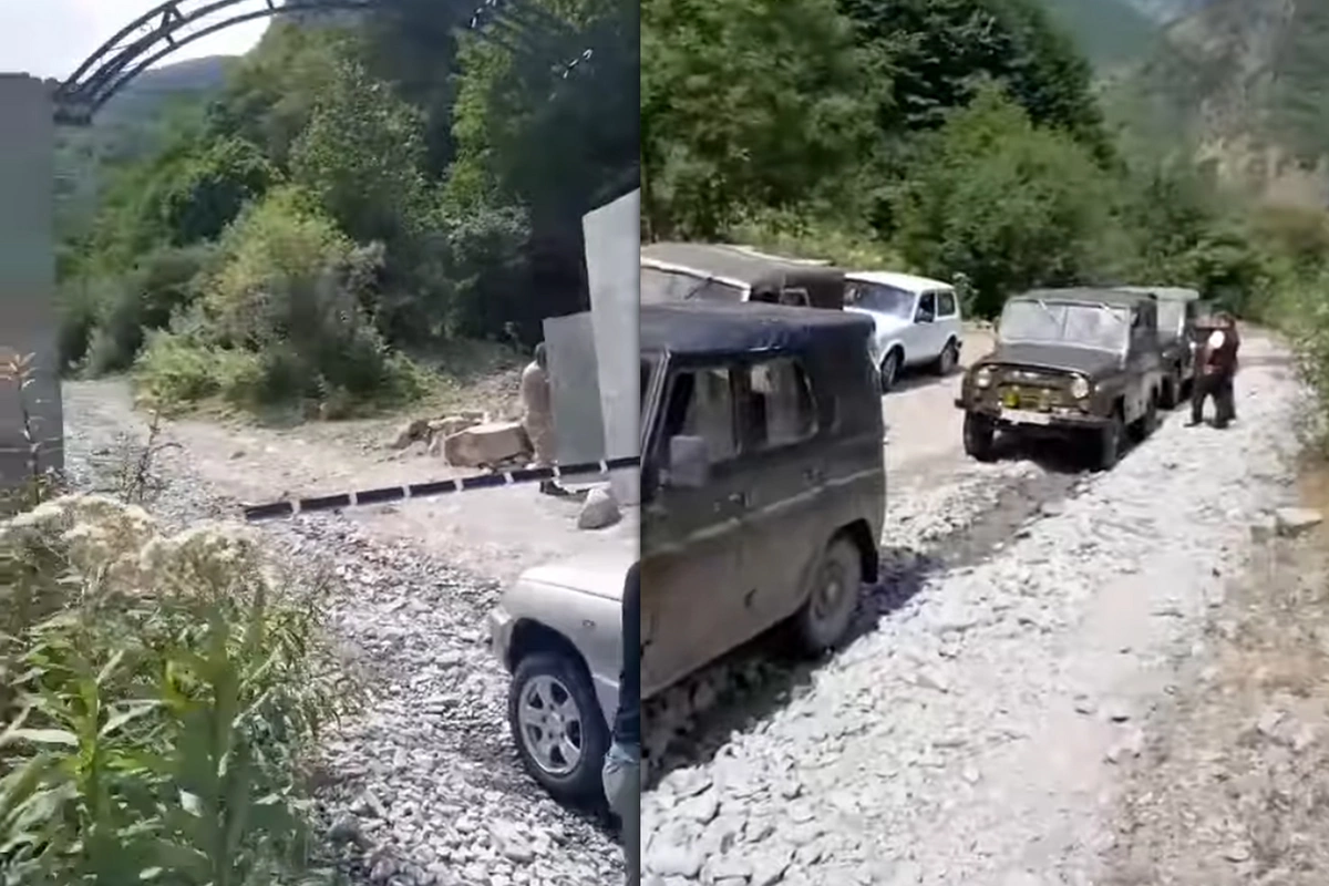 Məşhur şəlaləyə gedən yola şlaqbaum qoyub, pul tələb etdilər