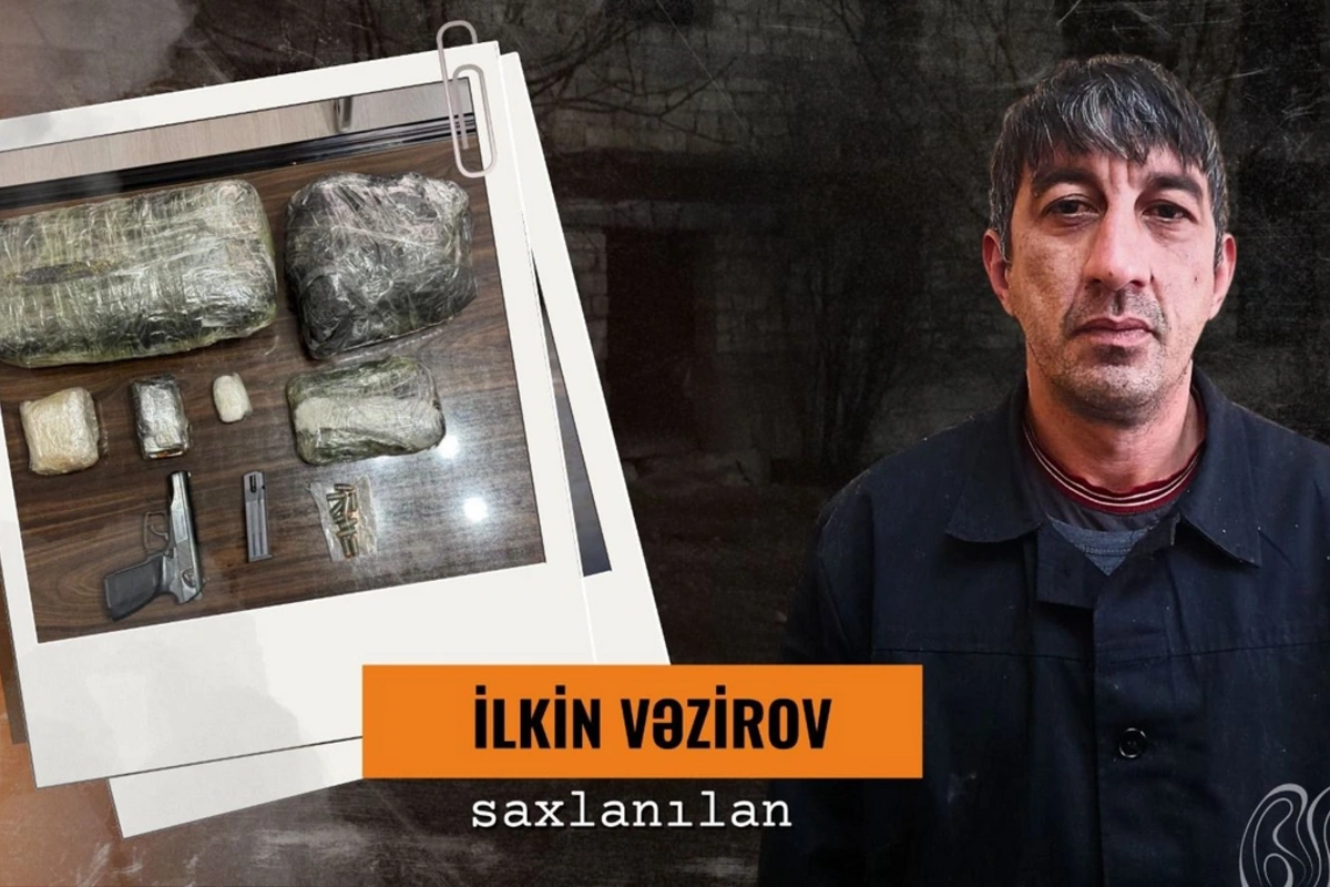 Göyçayda narkotiklərin satışı ilə məşğul olan silahlı şəxs saxlanılıb