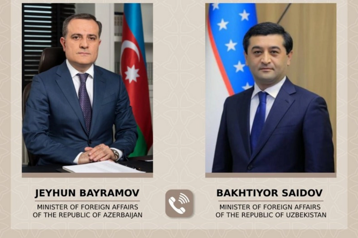 Ceyhun Bayramov özbəkistanlı həmkarı ilə regional vəziyyəti müzakirə edib Ceyhun Bayramov özbəkistanlı həmkarı ilə regional vəziyyəti müzakirə edib