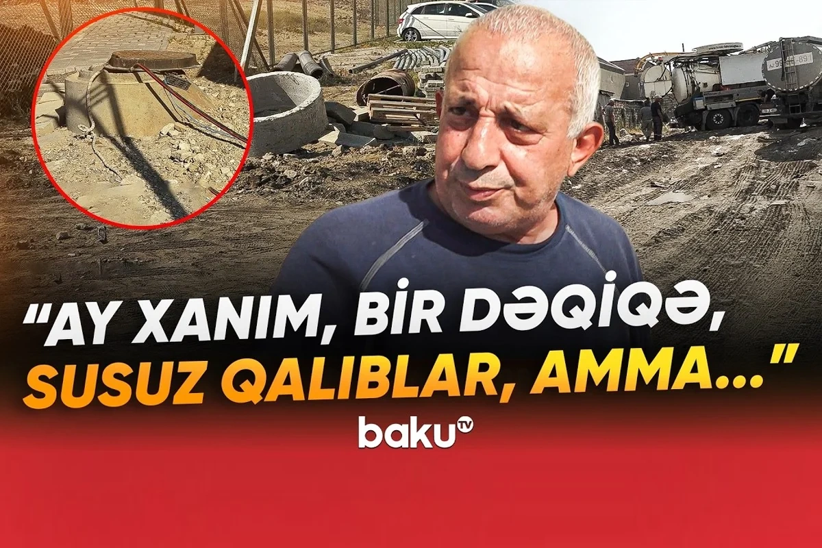 Sakinlərin problemləri bitmək bilmir: Natəmiz su işlədirik, çölə çıxa bilmirik!