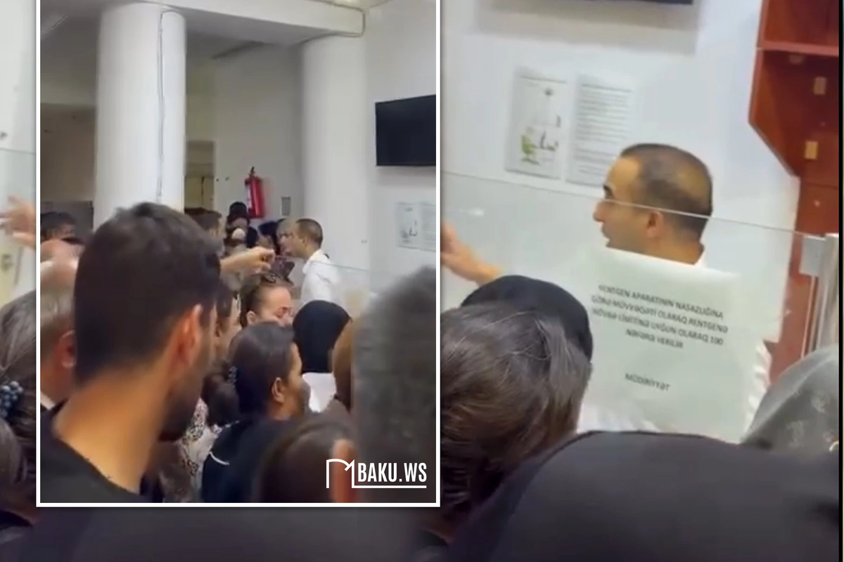 Travmatologiya İnstitutunda NÖVBƏ İZDİHAMI