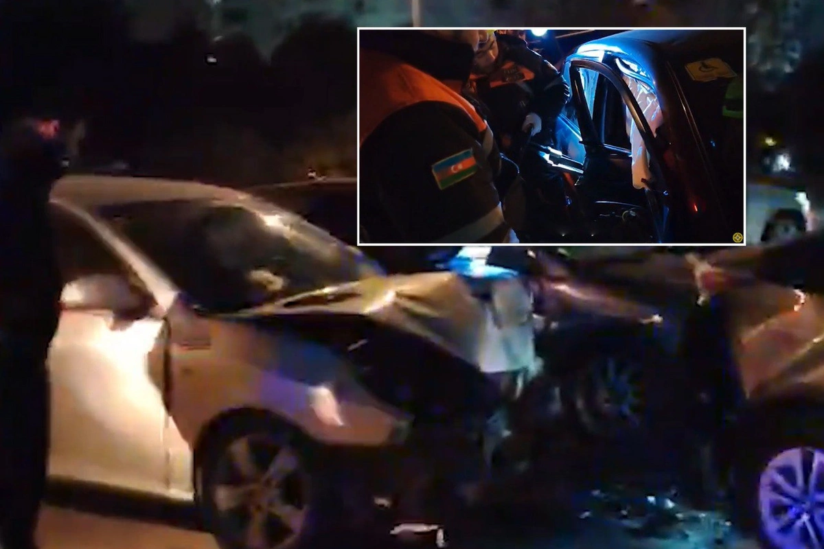 Bakıda ağır QƏZA - Qadın belə xilas edildi