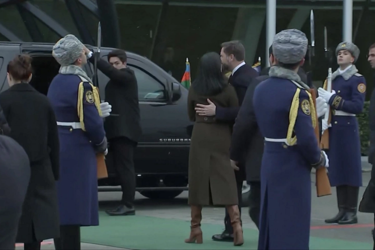 The official welcoming ceremony for the Vice President of the United States of America was held in Baku
