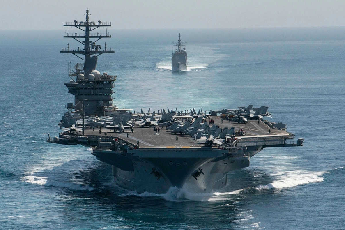 American aircraft carrier heading to the Middle East turned off its transponder American aircraft carrier heading to the Middle East turned off its transponder