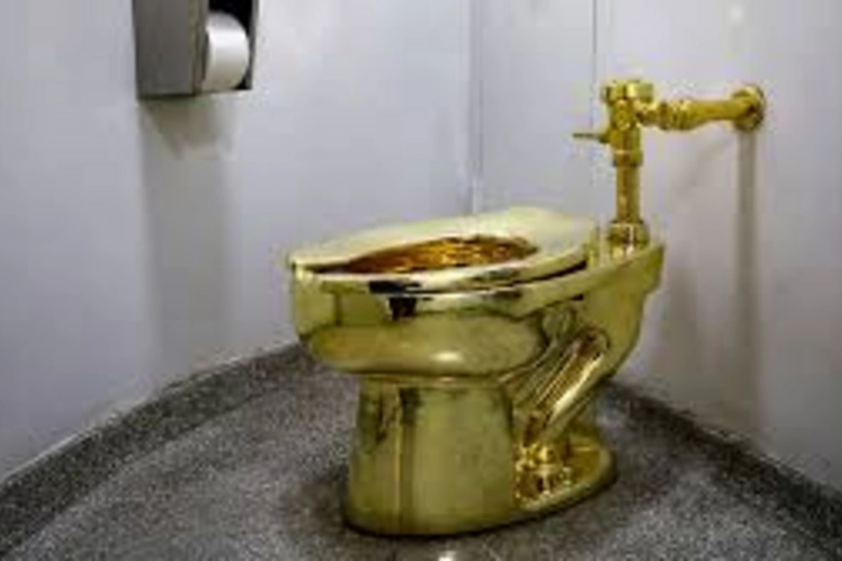 American billionaire puts unique gold toilet up for auction
