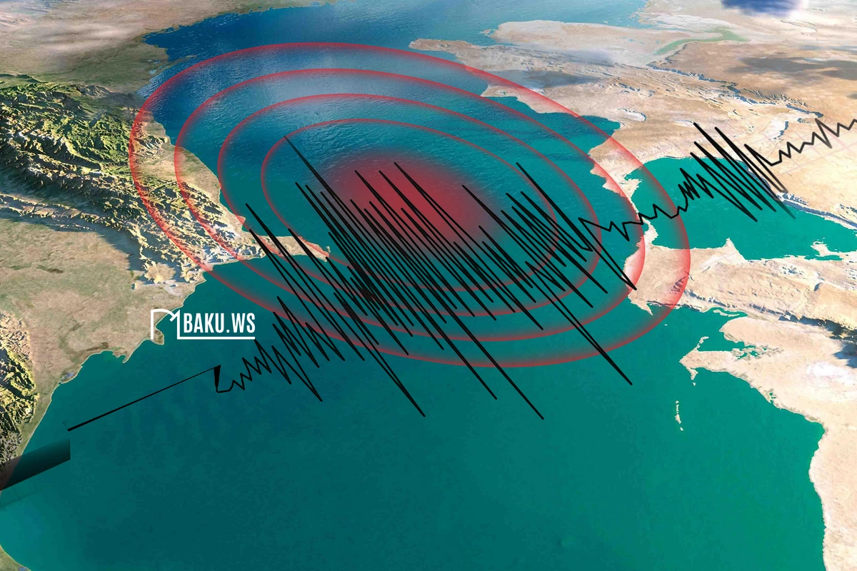 Xəzər dənizində zəlzələ baş verib