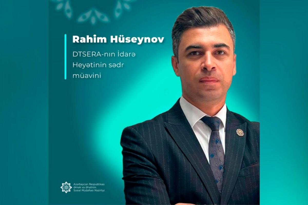 Dövlət Tibbi-Sosial Ekspertiza və Reabilitasiya Agentliyinə yeni sədr müavini təyin olunub