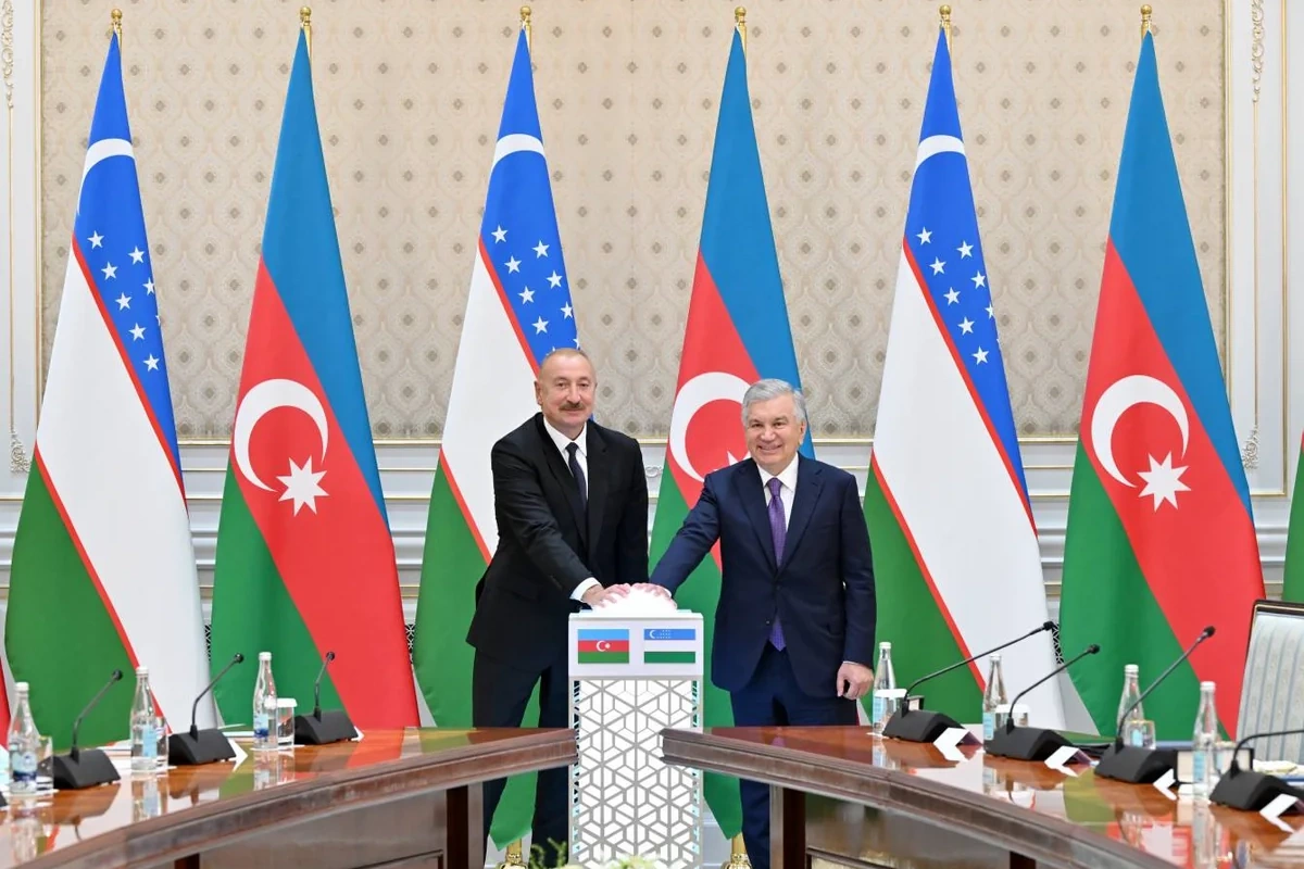 Azərbaycan və Özbəkistan prezidentlərinin iştirakı ilə ABB Davr Bank layihəsinin açılışı olub