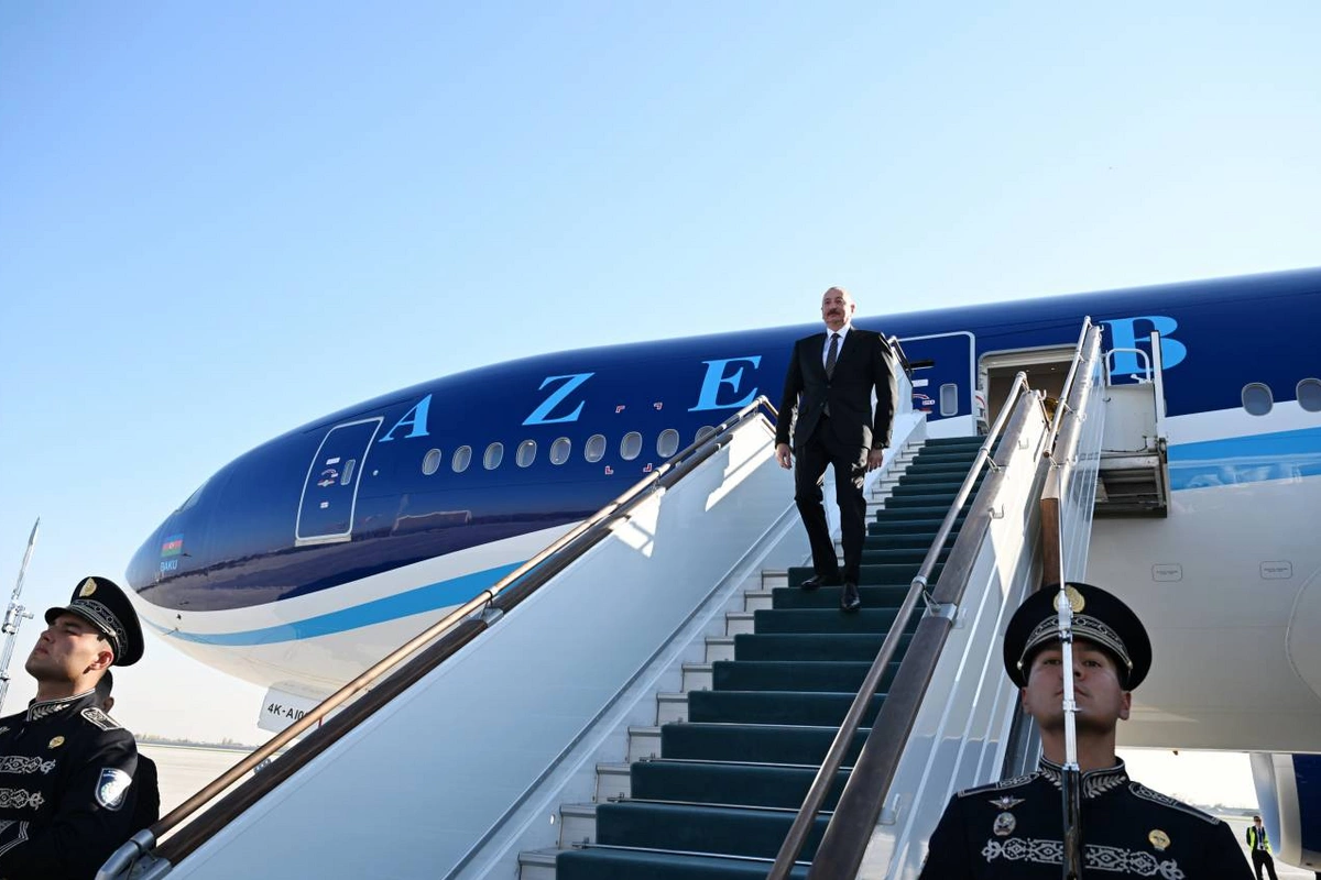 Prezident İlham Əliyevin Daşkəndə səfərindən görüntülər