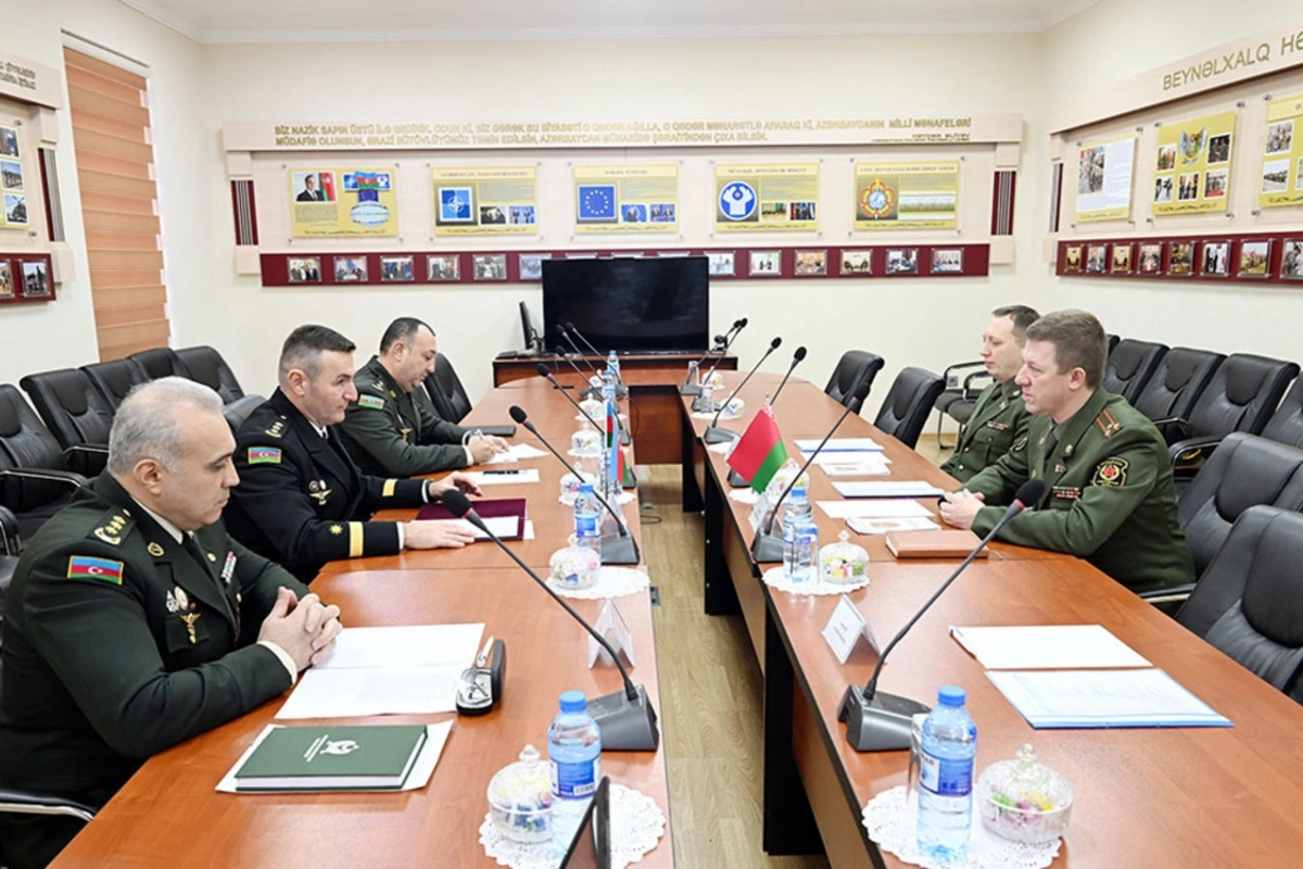 Bakıda Azərbaycan və Belarus hərbi mütəxəssisləri görüşüblər