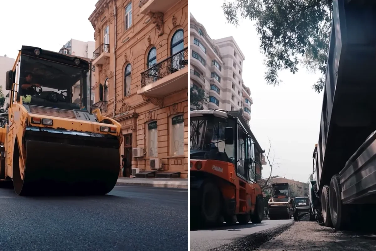 Bakının 30 yol sahəsində təmir işləri yekunlaşdırılıb