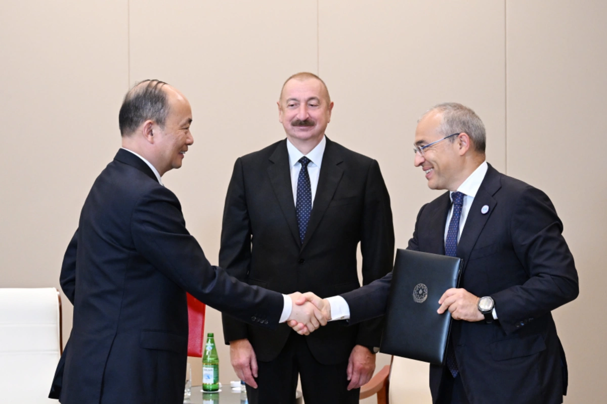 President Ilham Aliyev met with the chairman of China National Chemical Engineering President Ilham Aliyev met with the chairman of China National Chemical Engineering