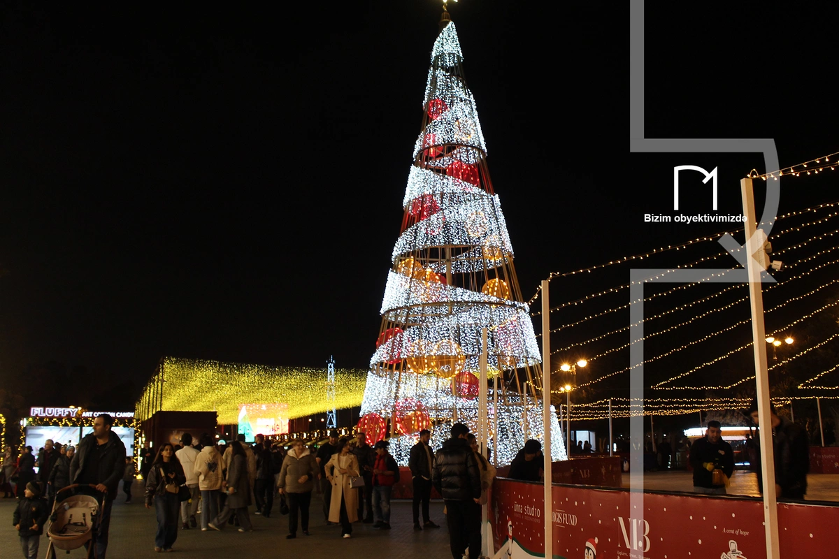 Dənizkənarı Bulvar Yeni İlə xüsusi hazırlaşıb - Bu dəfə Buz Meydançası da olacaq