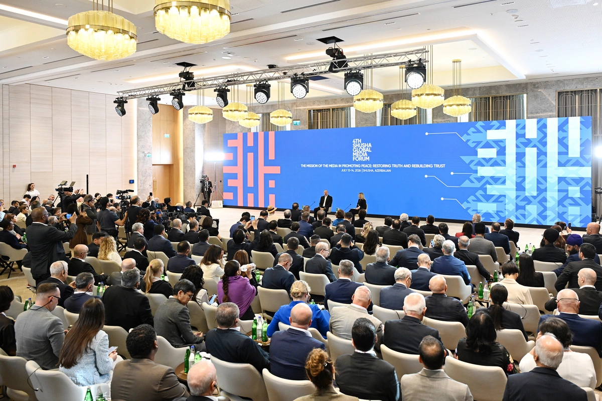 İlham Əliyevin iştirakı ilə IV Şuşa Qlobal Media Forumunun açılış mərasimi keçirilir