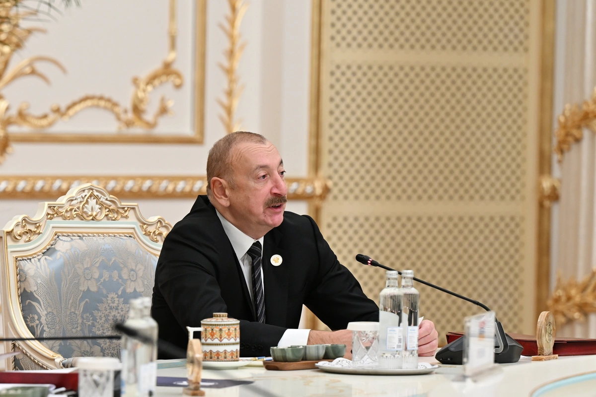 İlham Əliyev MDB Dövlət Başçıları Şurasının iclasında Laçının inkişafından danışıb İlham Əliyev MDB Dövlət Başçıları Şurasının iclasında Laçının inkişafından danışıb
