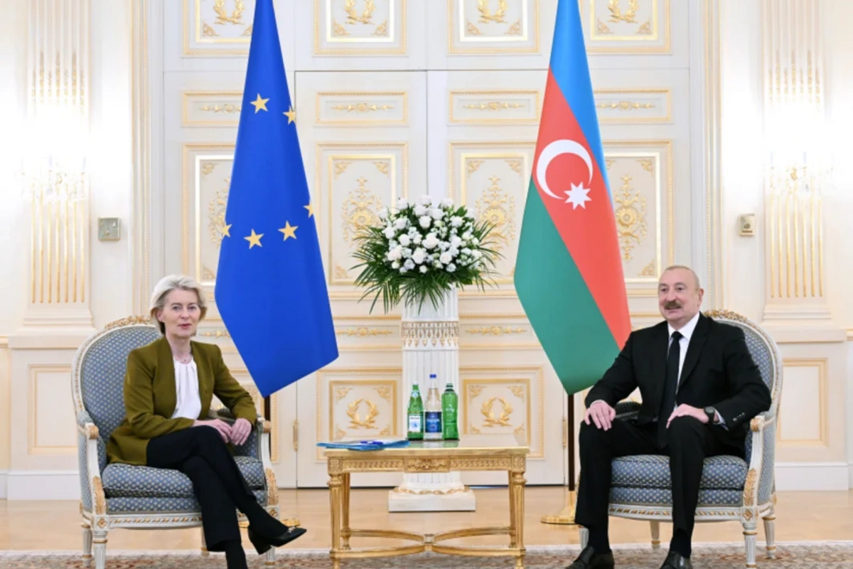 İlham Əliyev və Ursula fon der Lyayen mətbuata bəyanatlarla çıxış ediblər