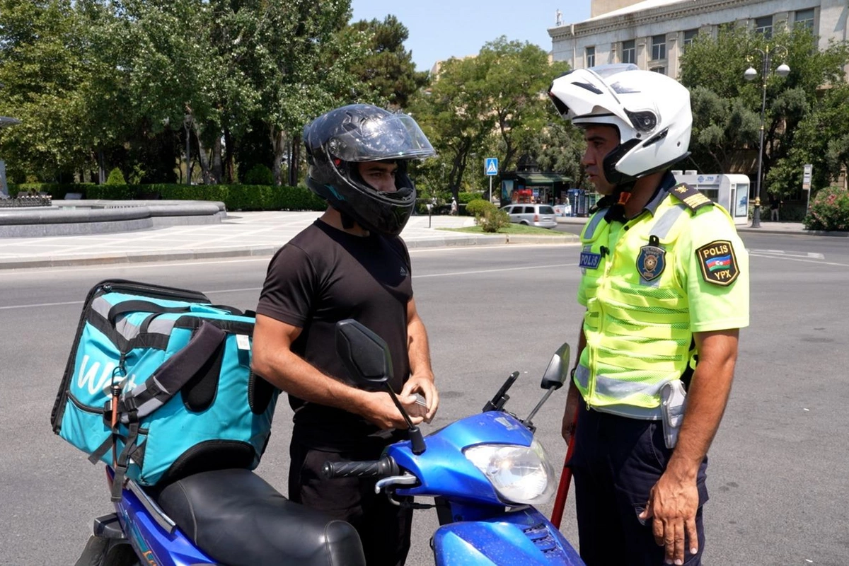 Bakıda təhlükəli manevrlər edən motosiklet sürücüləri müəyyən olunub