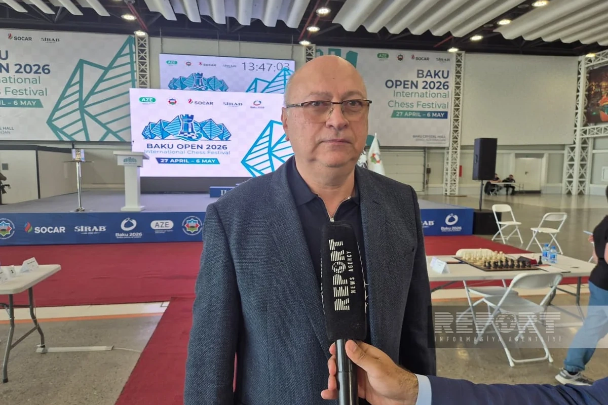 Avropa Şahmat Birliyinin prezidenti Baku Open 2026nın təşkilatçılığını yüksək qiymətləndirib