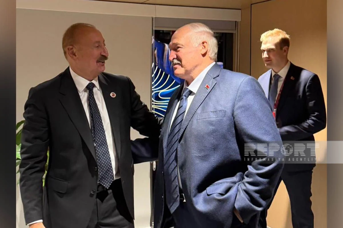Bişkekdə Azərbaycan və Belarus prezidentlərinin görüşü olub