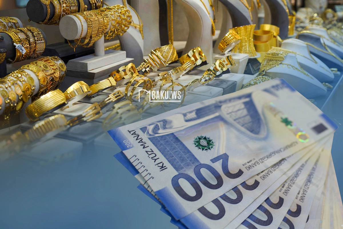 Bayramqabağı Bakı univermaqlarında qızılın qiyməti