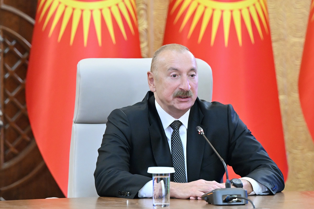 Prezident İlham Əliyev Qarabağın bərpasında köməyə görə Qırğızıstana təşəkkür edib