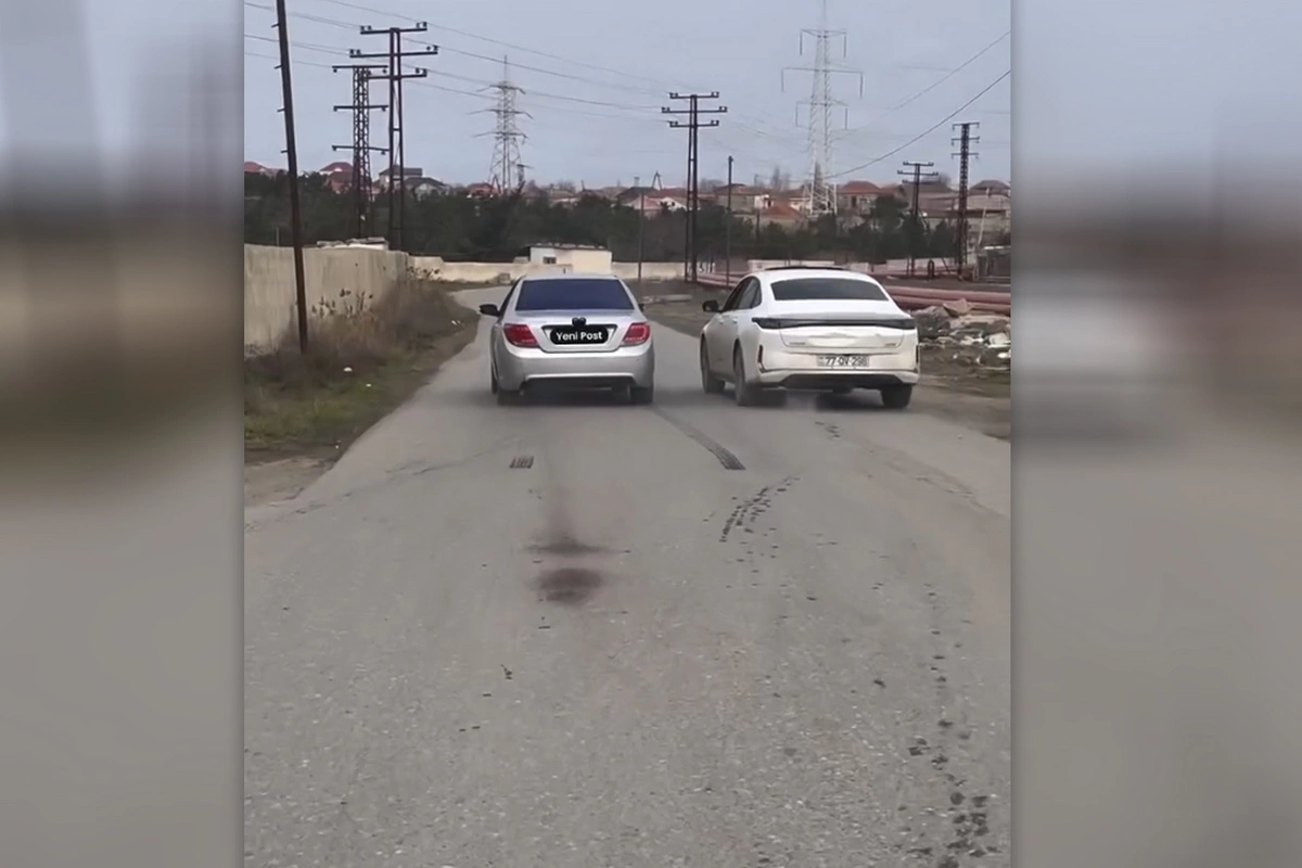 Məhəlləarası yolda yarışa çıxdılar, yol polisi araşdırmaya başladı
