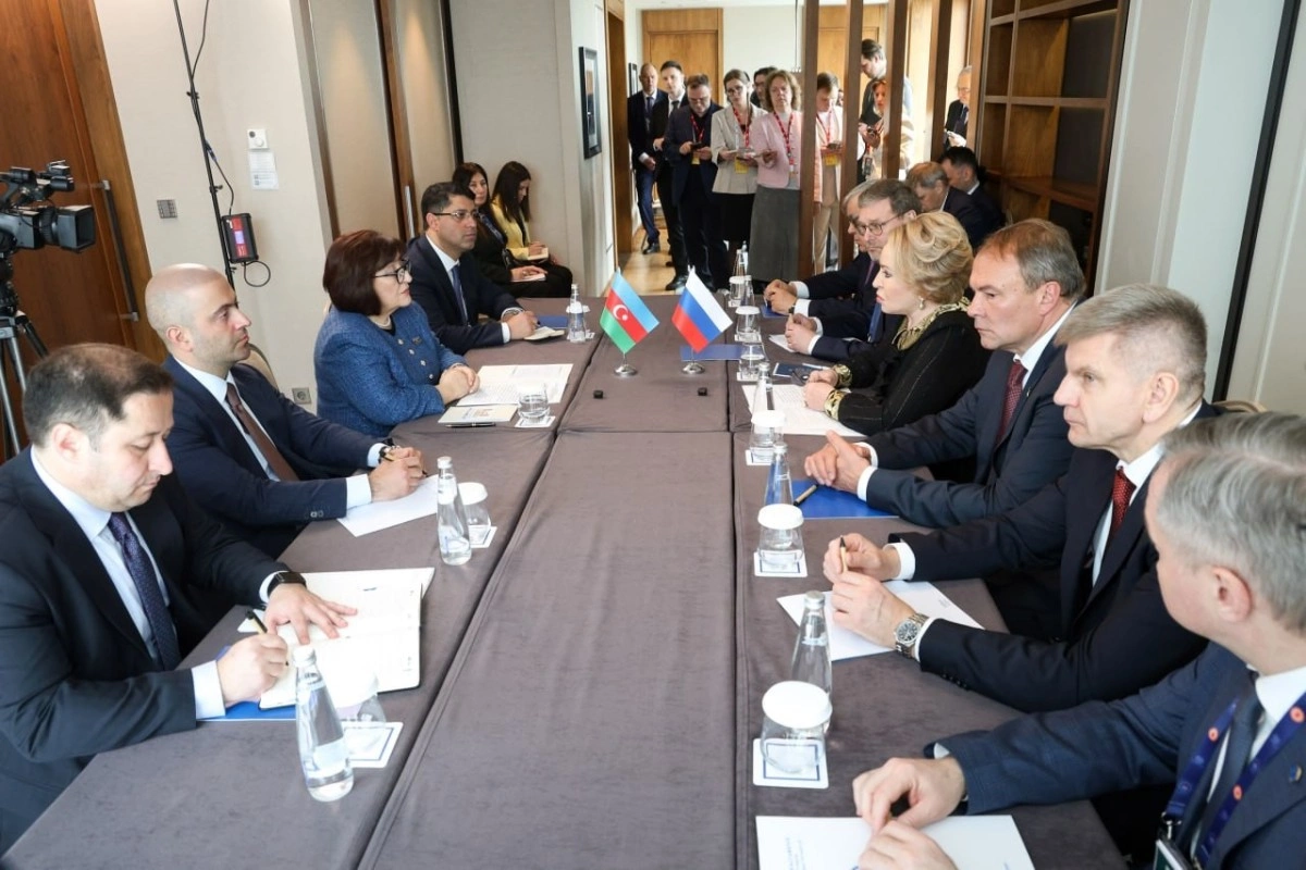 Sahibə Qafarova Matviyenko ilə Azərbaycan-Rusiya əlaqələrinin möhkəmləndirilməsini müzakirə edib