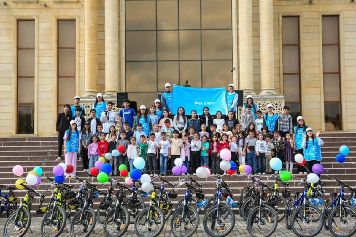 Bicycles were gifted to children and teenagers living in regions on the initiative of Leyla Aliyeva